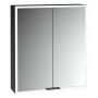 Kronenbach Cube 2.0 KB100216MB szafka 60x17x70 cm z lustrem czarna zdj.1
