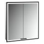 Kronenbach Cube 2.0 KB100224MB szafka 60x17x70 cm z lustrem czarna zdj.1