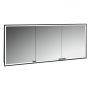 Kronenbach Cube 2.0 KB100230MB szafka 160x17x70 cm z lustrem czarna zdj.1