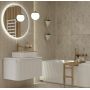 LaVita Stilbe 5900378335511 lustro 80x80 cm okrągłe z oświetleniem zdj.2