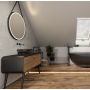 LaVita Augusta 5900378345404 szafka 120x46x90 cm podumywalkowa stojąca czarna-drewno zdj.3