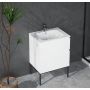 LaVita Topeka 5900378345534 umywalka z szafką 60 cm białą zdj.3