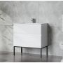LaVita Topeka 5900378345541 umywalka z szafką 80 cm białą zdj.3