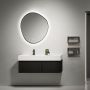 Ars Longa Kare LEDKARE7588C lustro 75x88 cm z oświetleniem czarne zdj.2