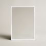 Ars Longa Linea LINEA40130B lustro 133x43 cm prostokątne białe zdj.6