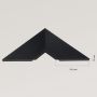 Ars Longa Plato PLATO60170C lustro 187.4x77.4 cm prostokątne czarne zdj.2