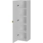 Megstyl Arcos 2418 szafka 34.5x31.8x130 cm boczna wisząca biała zdj.4
