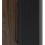 Megstyl Avella 2425 szafka 34.5x31.8x130 cm boczna wisząca czarna-orzech zdj.7
