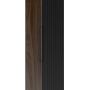 Megstyl Avella 2425 szafka 34.5x31.8x130 cm boczna wisząca czarna-orzech zdj.8