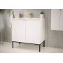 Megstyl Aspen 2490 szafka 80x45.8x82 cm podumywalkowa stojąca biała zdj.10
