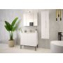 Megstyl Aspen 2490 szafka 80x45.8x82 cm podumywalkowa stojąca biała zdj.11