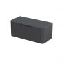 Oltens Hamnes 60024300 szafka 100x46x39 cm podumywalkowa wisząca czarna zdj.2