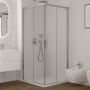 Oltens Breda 20005100 kabina prysznicowa 80x80 cm kwadratowa chrom połysk/szkło przezroczyste zdj.6