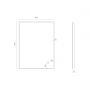Oltens Nordlis 64115610 lustro 60x80 cm prostokątne z oświetleniem z matą grzewczą zdj.2