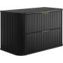 Rodan Elegance 5906154450348 szafka z blatem 80.4x41.5x51.7 cm podumywalkowa wisząca czarna zdj.1
