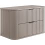 Rodan Elegance 5906154450379 szafka z blatem 80.4x41.5x51.7 cm podumywalkowa wisząca beżowa zdj.1
