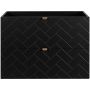 Rodan Trend 5906154450850 szafka 80x46x60.7 cm podumywalkowa wisząca czarna zdj.3