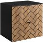 Rodan Trend 5906154450874 szafka 60x46x60.7 cm podumywalkowa wisząca czarna-dąb zdj.5