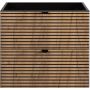 Rodan Loft 5906154450935 szafka 60x46x57 cm podumywalkowa wisząca czarna-dąb zdj.3