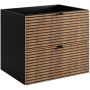 Rodan Loft 5906154450935 szafka 60x46x57 cm podumywalkowa wisząca czarna-dąb zdj.1