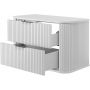 Rodan Elegance 5906154451741 szafka z blatem 80.4x41.5x51.7 cm podumywalkowa wisząca biała zdj.4
