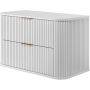 Rodan Elegance 5906154451741 szafka z blatem 80.4x41.5x51.7 cm podumywalkowa wisząca biała zdj.5