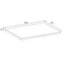 Rodan 5906154452274 blat naszafkowy 100.6x46 cm dąb zdj.2