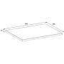 Rodan 5906154451932 blat naszafkowy 80.6x46 cm dąb zdj.2