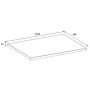 Rodan 5906154452281 blat naszafkowy 120.6x46 cm dąb zdj.2