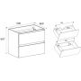 Rodan Simple 5906154452205 szafka 60x46x60.7 cm podumywalkowa wisząca dąb zdj.2
