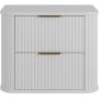 Rodan Elegance 5906154453813 szafka z blatem 60.4x41.5x51.7 cm podumywalkowa wisząca biała zdj.3