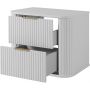 Rodan Elegance 5906154453813 szafka z blatem 60.4x41.5x51.7 cm podumywalkowa wisząca biała zdj.4