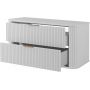 Rodan Elegance 5906154453851 szafka z blatem 100.4x41.5x51.7 cm podumywalkowa wisząca biała zdj.4