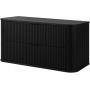 Rodan Elegance 5906154453868 szafka z blatem 100.4x41.5x51.7 cm podumywalkowa wisząca czarna zdj.4