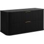 Rodan Elegance 5906154453868 szafka z blatem 100.4x41.5x51.7 cm podumywalkowa wisząca czarna zdj.1