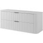 Rodan Elegance 5906154453899 szafka z blatem 120.4x41.5x51.7 cm podumywalkowa wisząca biała zdj.4