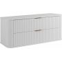 Rodan Elegance 5906154453899 szafka z blatem 120.4x41.5x51.7 cm podumywalkowa wisząca biała zdj.1