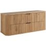 Rodan Elegance 5906154453912 szafka z blatem 120.4x41.5x51.7 cm podumywalkowa wisząca dąb zdj.3