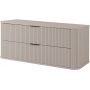 Rodan Elegance 5906154453929 szafka z blatem 120.4x41.5x51.7 cm podumywalkowa wisząca beżowa zdj.4