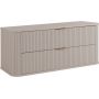 Rodan Elegance 5906154453929 szafka z blatem 120.4x41.5x51.7 cm podumywalkowa wisząca beżowa zdj.1