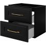 Rodan Classic 5906154453943 szafka 60x46x57 cm podumywalkowa wisząca czarna zdj.4