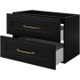 Rodan Classic 5906154453974 szafka 80x46x57 cm podumywalkowa wisząca czarna zdj.4