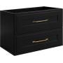 Rodan Classic 5906154453974 szafka 80x46x57 cm podumywalkowa wisząca czarna zdj.1