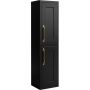 Rodan Classic 5906154454001 szafka 35x27x136 cm boczna wisząca czarna zdj.1