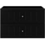 Rodan Gusto 5906154454063 szafka 80x46x57 cm podumywalkowa wisząca czarna zdj.3