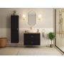 Rodan Gusto 5906154454063 szafka 80x46x57 cm podumywalkowa wisząca czarna zdj.8