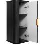 Rodan Elegance 5906154455152 szafka 35.5x31.5x79 cm boczna wisząca czarna zdj.4