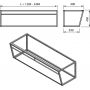 Sapho Aruba ARK130 konsola podumywalkowa 128.4x49x40 cm czarna zdj.2