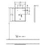 Villeroy & Boch Subway 3.0 A46360BC lustro 60x75 cm prostokątne z oświetleniem srebrny zdj.2