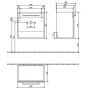 Villeroy & Boch Avento A88801B3 szafka wisząca podumywalkowa 53x35.2 cm zdj.2